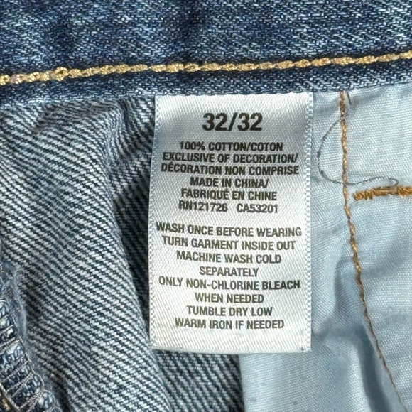 Aeropostale Distressed‎ Bootcut Jeans Mens 32x32 Medium Wash Denim - Picture 5 of 7